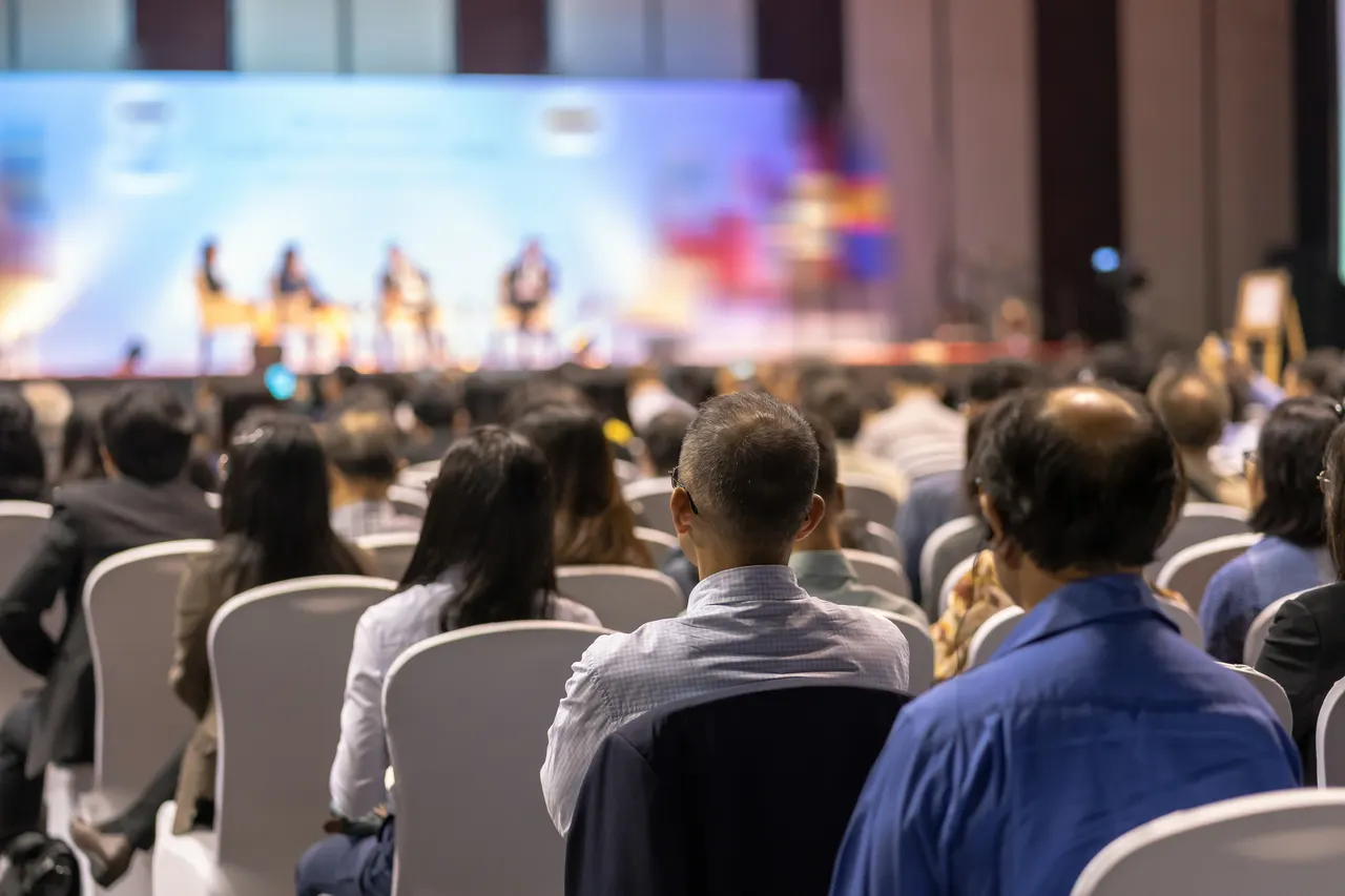 Delegates at a seminar session